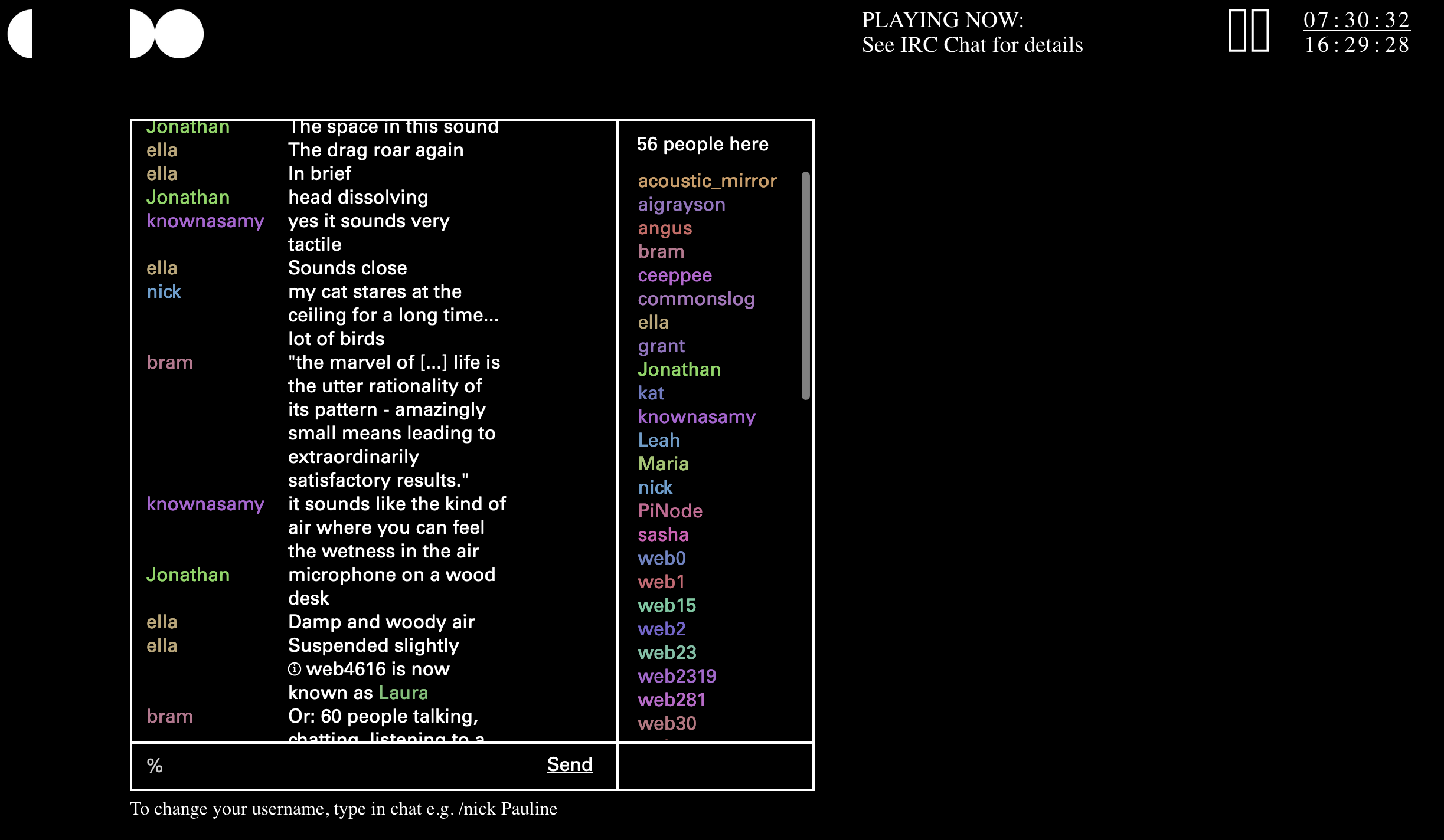 A website screenshot of Reveil 2023