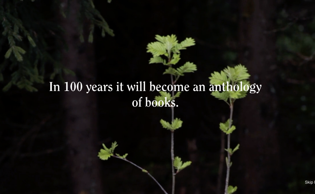 Katie Patterson - The Future Library 3